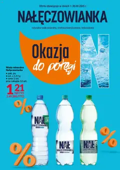 Makro Gazetka - Nałęczowianka od 01.09.2025 | Strona: 1 | Produkty: Woda mineralna Nałęczowianka, Woda