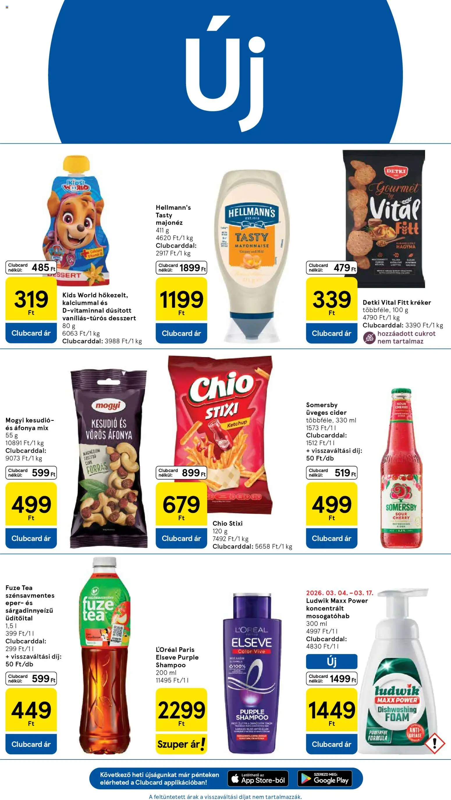 Tesco akciós ujság - amely érvényes a következő dátumtól: 12.03.2026 | Oldal: 21 | Termékek: Áfonya, Eper, Majonéz, Vörös áfonya