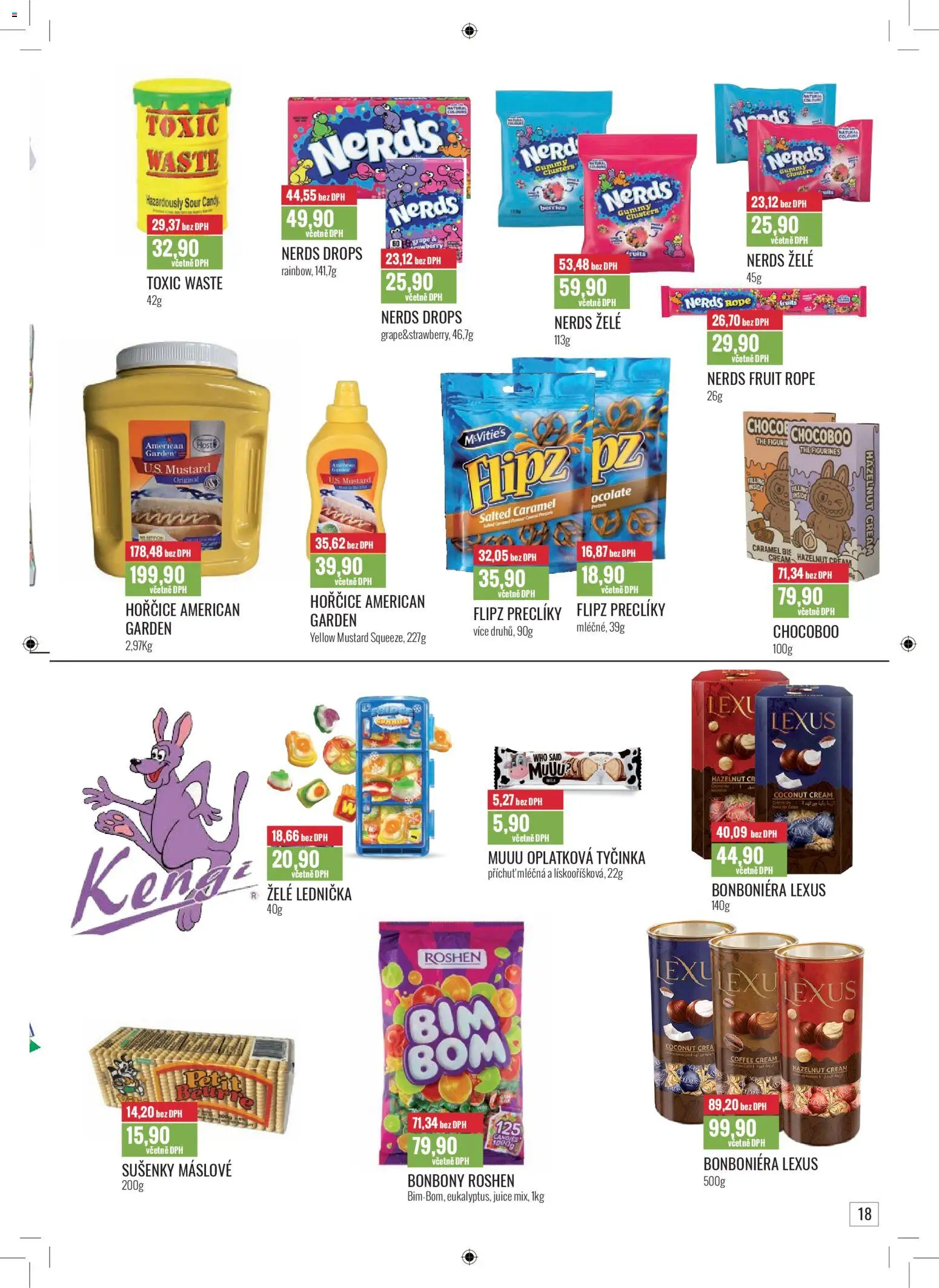 Ratio leták od 01.01.2026 | Strana: 19 | Produkty: Bonbóny, Bonboniéra, Hořčice, Sušenky