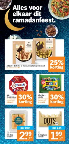 Alle Mars mini's, Alle Mars mini's. De actieprijzen variëren van 2.93-4.19 - Voorbeeld van een folder van Albert Heijn, geldig van 16.03.2026 | Pagina: 29