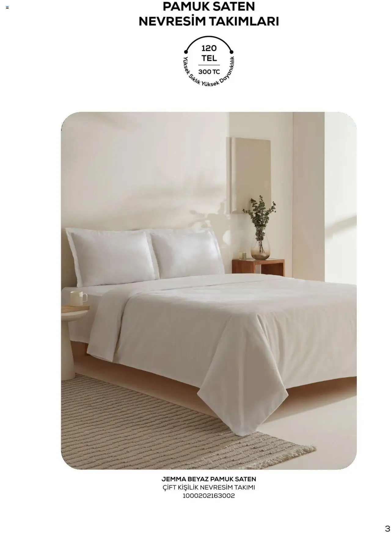 Karaca Home Katalog KH - 03.03.2025 tarihinden itibaren geçerlidir | Sayfa: 3 | Ürünler: Nevresim, Pudra