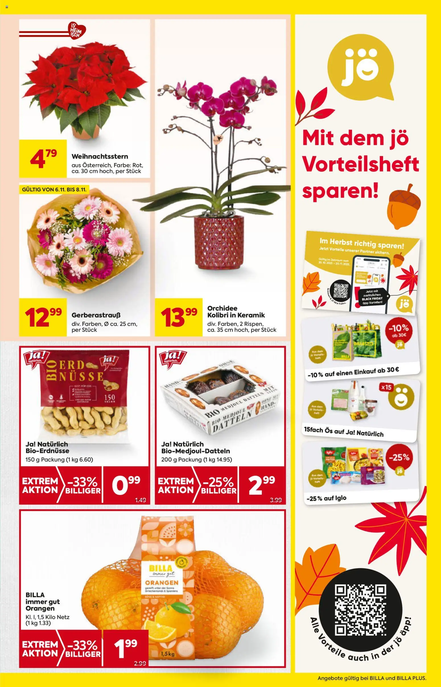 Billa Flugblatt - Wien gültig ab 06.11.2025 | Seite: 9 | Produkte: Nüsse, Orangen