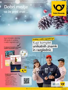 Pošta Slovenije katalog akcije – veljaven od 01.12.2025