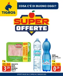 Anteprima del volantino Tigros volantino valido a partire dal 22.04.2026
