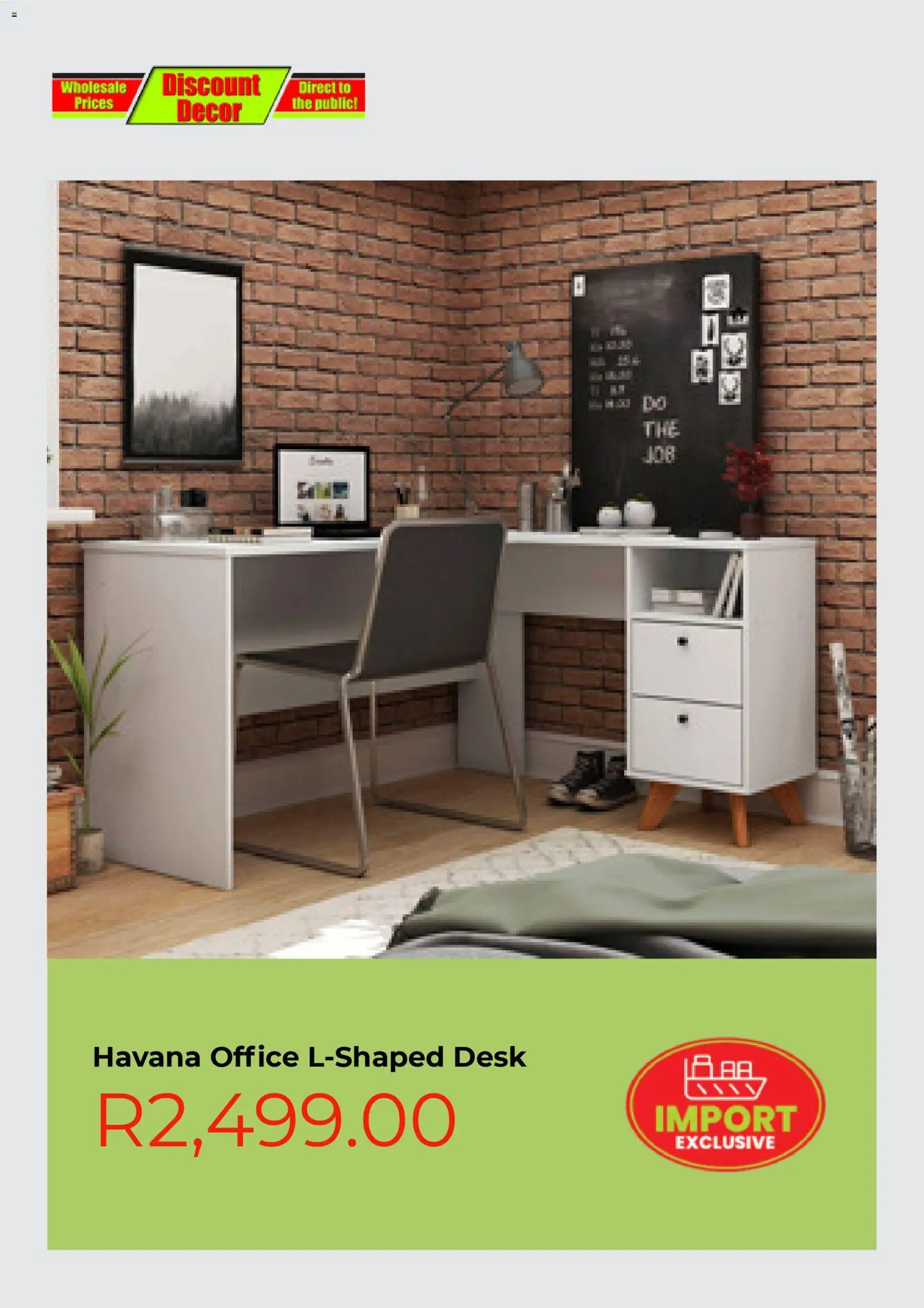 New Discount Decor catalogue – valid from 26.10.2025 | Page: 2 | Products: Desk