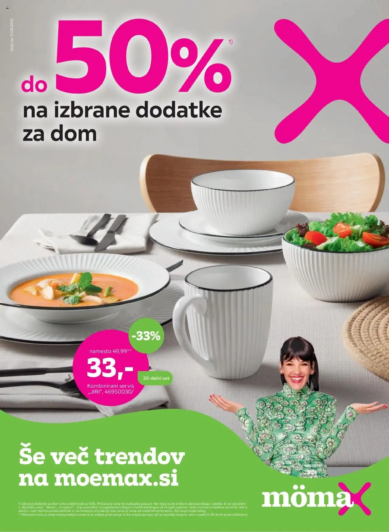 Mömax katalog  do -50% na izbrane dodatke za dom │ velja od 04.08.2025 | Stran: 1