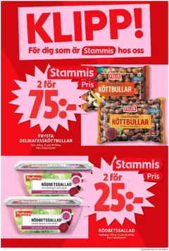 ICA Maxi - Enköping - Förhandsvisning av reklamblad från butik ICA Maxi aktuell från 15.12.2025 | Sida: 2 | Produkter: Rödbetssallad, Köttbullar, Nötkött