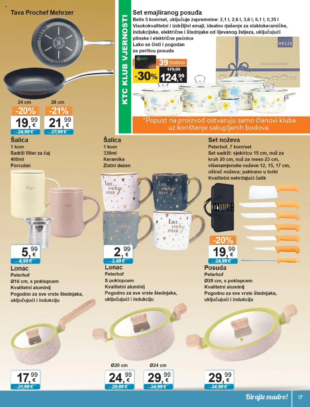 KTC katalog | vrijedi od 22.10.2025 | Stranica: 17 | Proizvodi: Meso, Čaj, Tava, Lonac