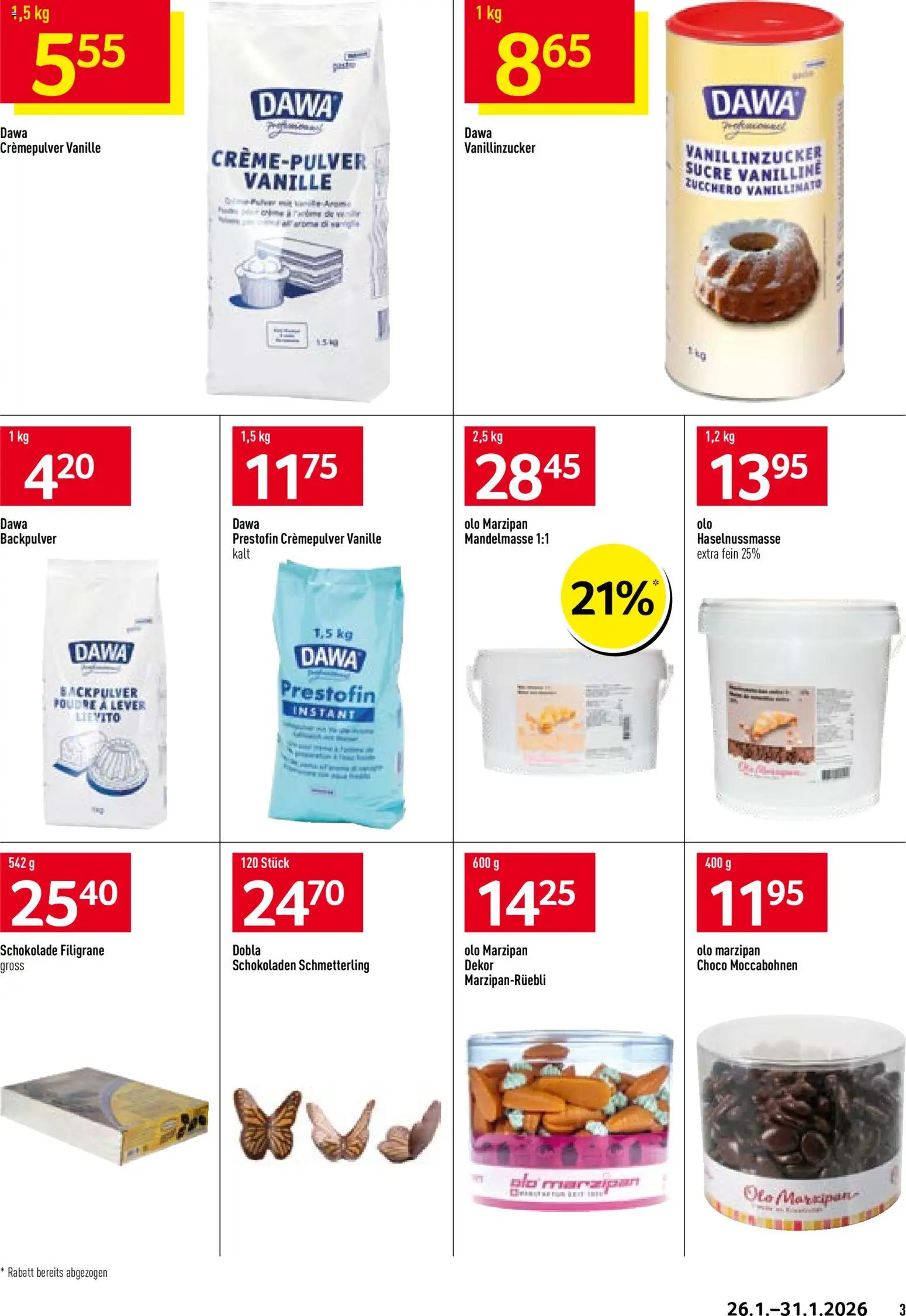 Prodega Aktionen Bäckerei – gültig ab 26.01.2026 | Seite: 3