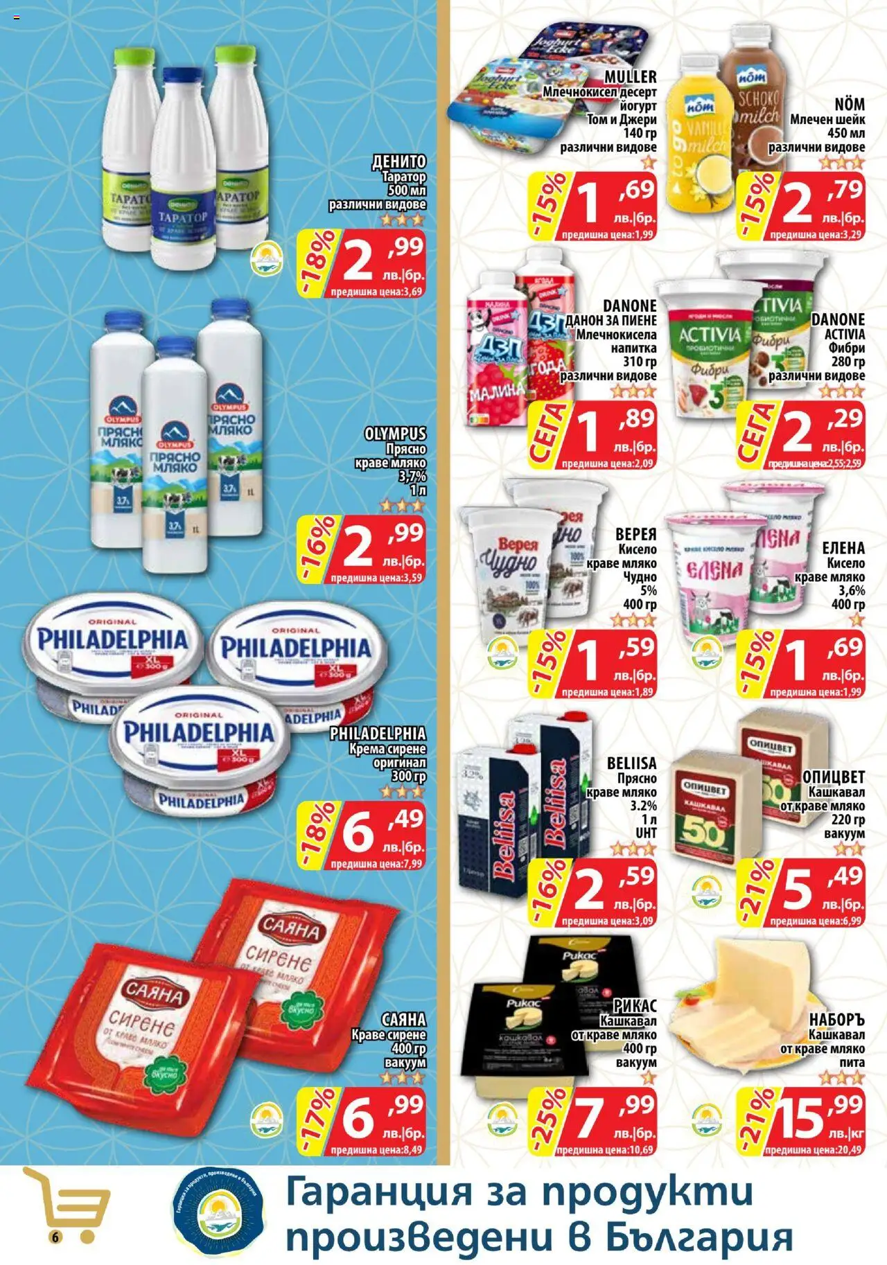  | Страница: 6 | Продукти: Краве, Мляко, Малина, Йогурт