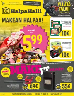 Halpa Halli-mainoslehti voimassa 15.10.2025 alkaen