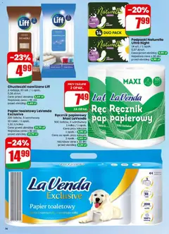 Pogląd oferty "Dino Gazetka" - ważna od 11.02.2026 | Strona: 74 | Produkty: Papier toaletowy lavenda, Papier toaletowy, Zapach, Ręcznik papierowy