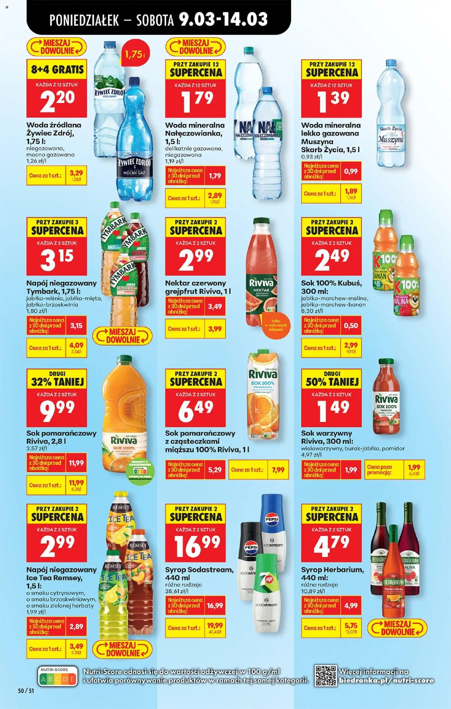 Biedronka Polsko leták od 09.03.2026 | Strana: 60 | Produkty: Pepsi, Banán, Sodastream, Ice tea