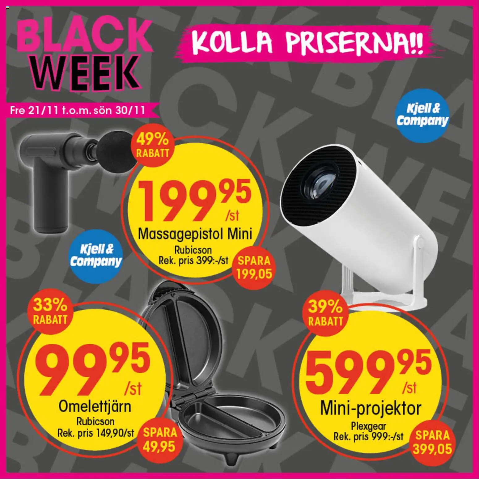 EKO reklamblad aktuell från 21.11.2025 | Sida: 1 | Produkter: Massagepistol