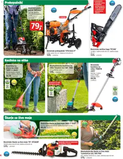 Bauhaus katalog akcije – veljaven od 01.04.2026 | Stran: 4 | Izdelki: Kosilnica, Škarje za živo mejo, Verižna žaga