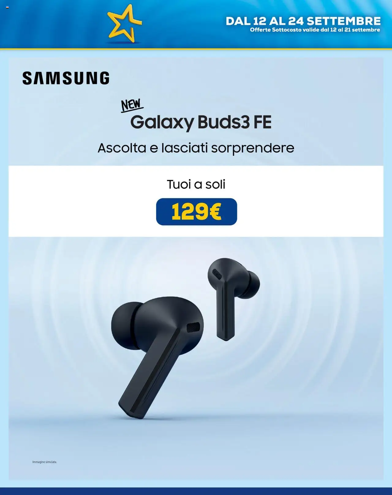 Volantino Euronics del 12.09.2025 | Pagina: 11 | Prodotti: Samsung Galaxy, Samsung