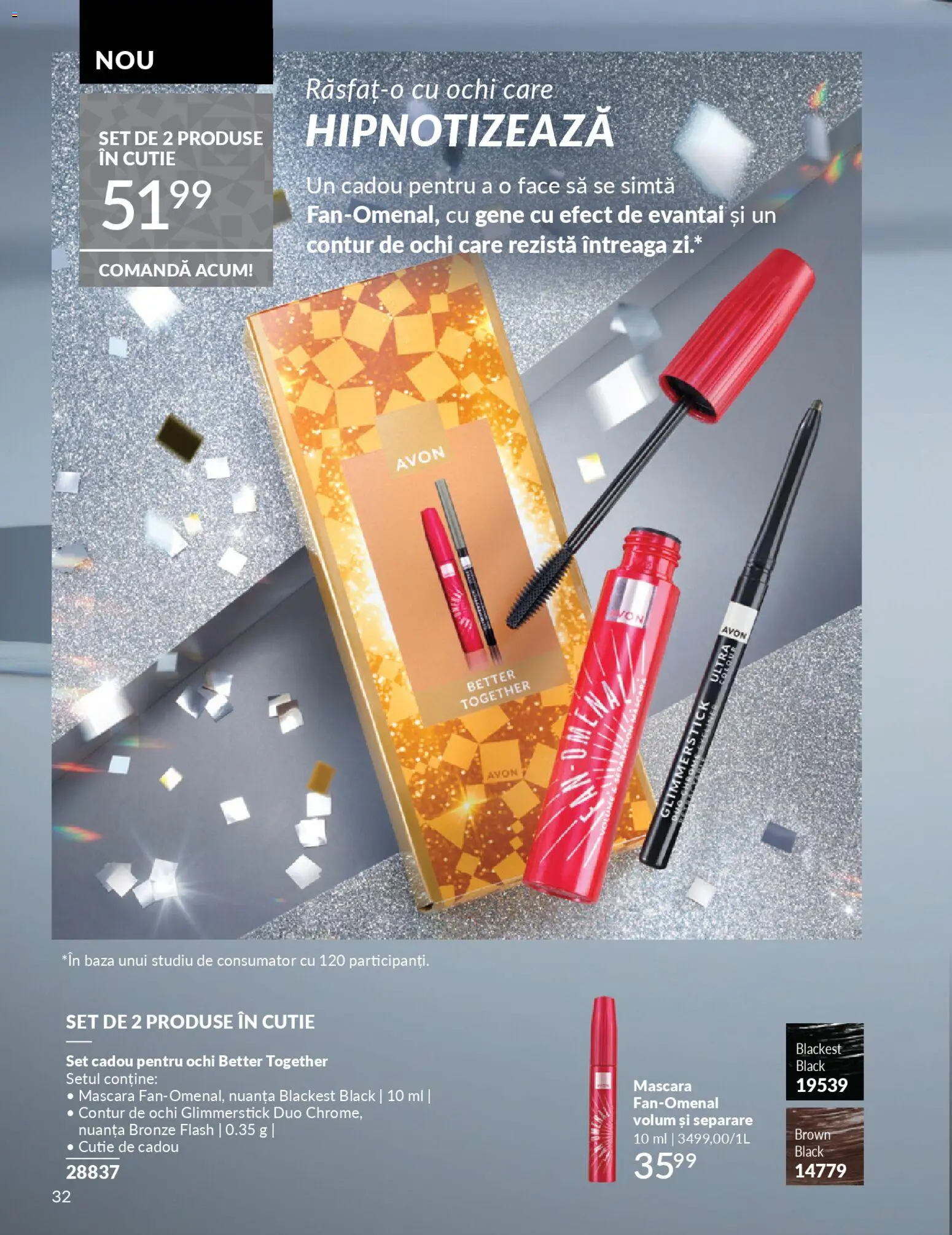 Noul catalog Avon – valabil de la 01.11.2025 | Pagină: 34 | Produse: Cutie, Mascara