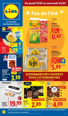 LIDL - Prévisualisation de LIDL - Profitez d'une sélection de produits Lidl pour des repas ensoleillés à prix minis ! valide à partir de 16.07.2025
