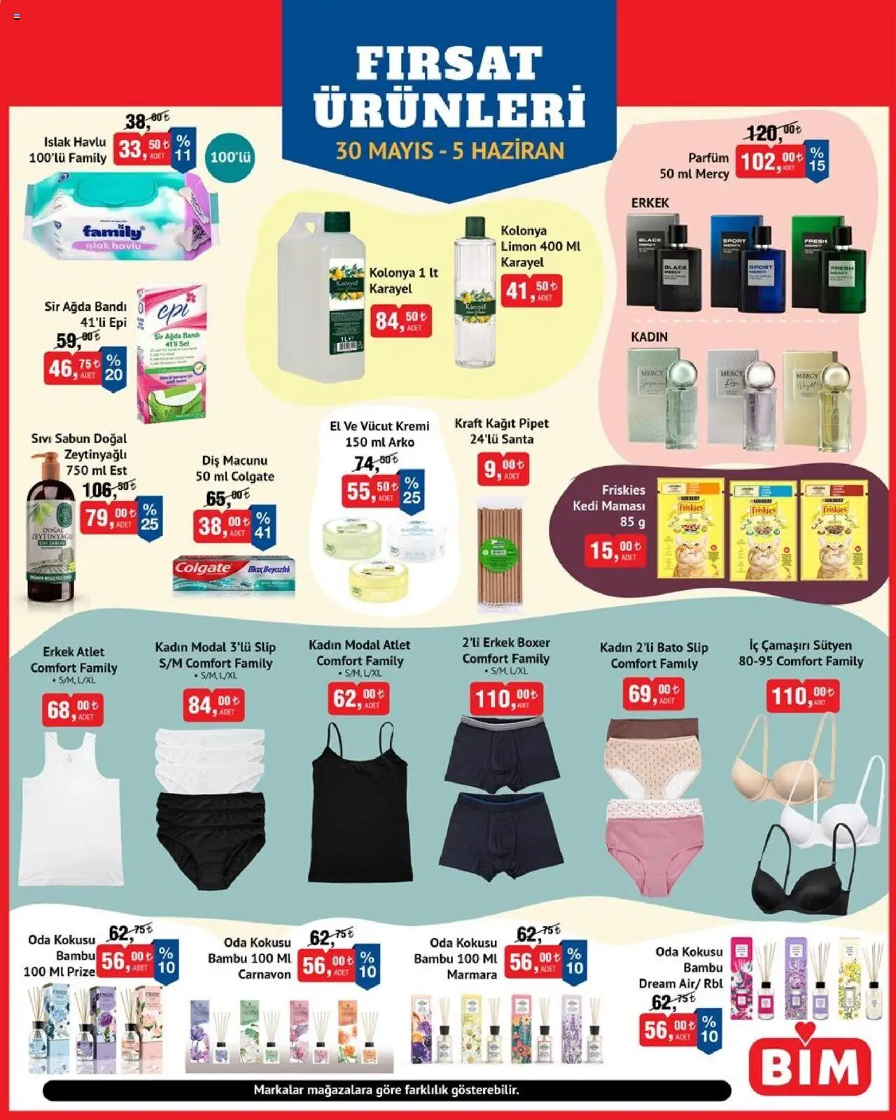 BİM Katalog - 30.05.2025 tarihinden itibaren geçerlidir | Sayfa: 5 | Ürünler: Vücut kremi, Atlet, Sütyen, Limon