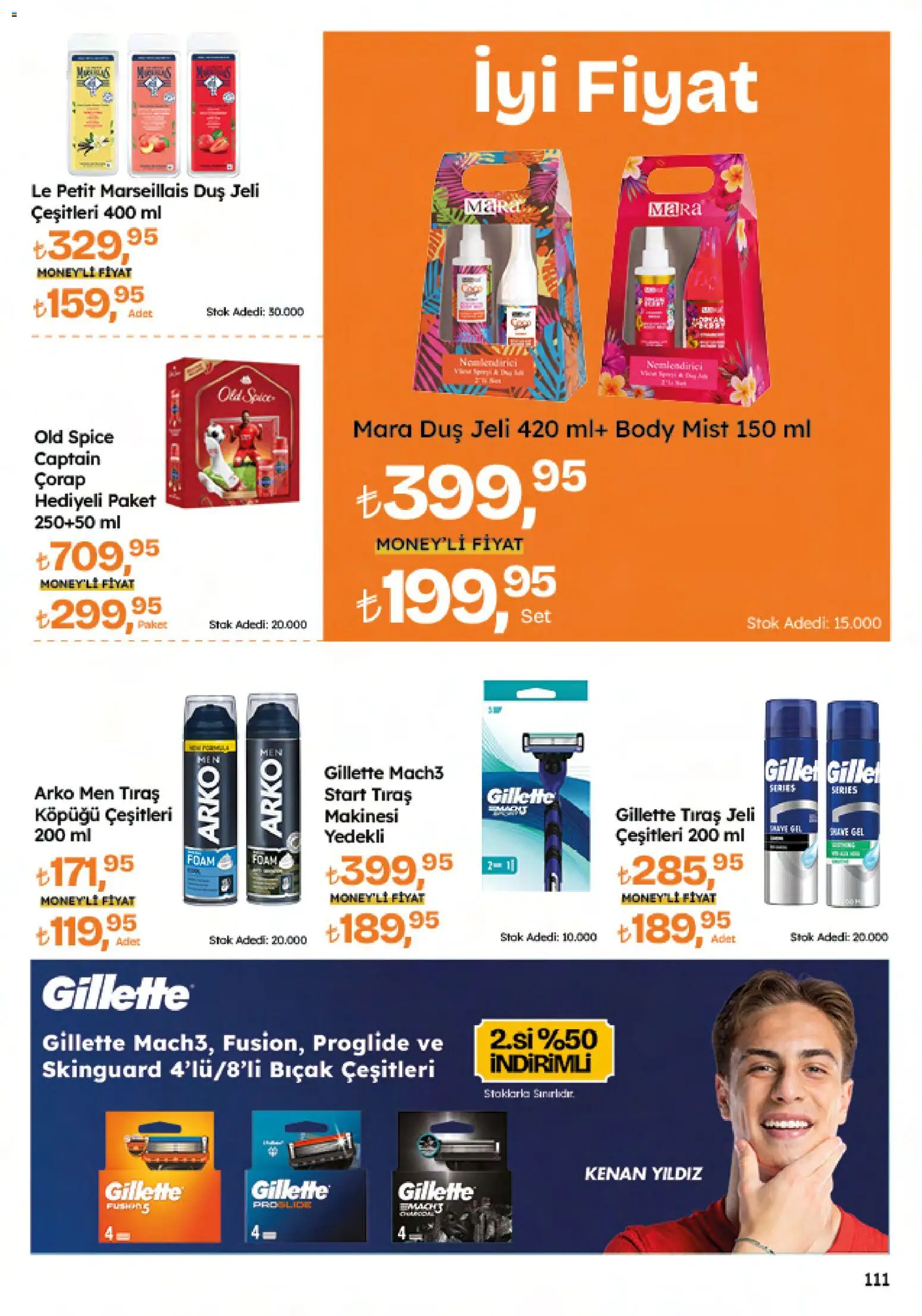 Migros Katalog - 5M Migroskop Dijital - 12.03.2026 tarihinden itibaren geçerlidir | Sayfa: 111 | Ürünler: Duş, Tıraş köpüğü, Duş jeli, Çorap