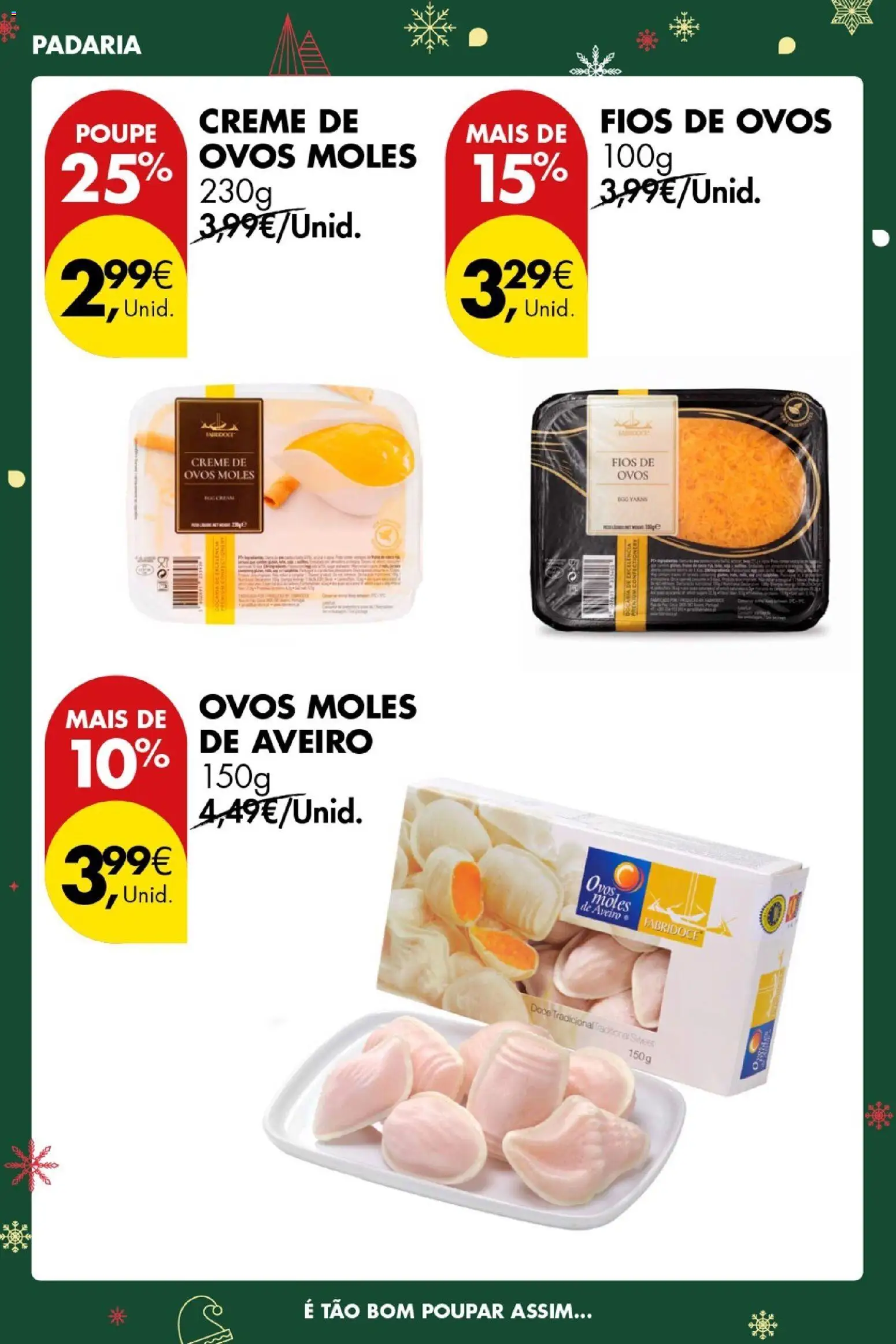 Pingo Doce Poupe este Fim de Semana │ válido de 19.12.2025 | Página: 16 | Produtos: Padaria, Ovos, Creme