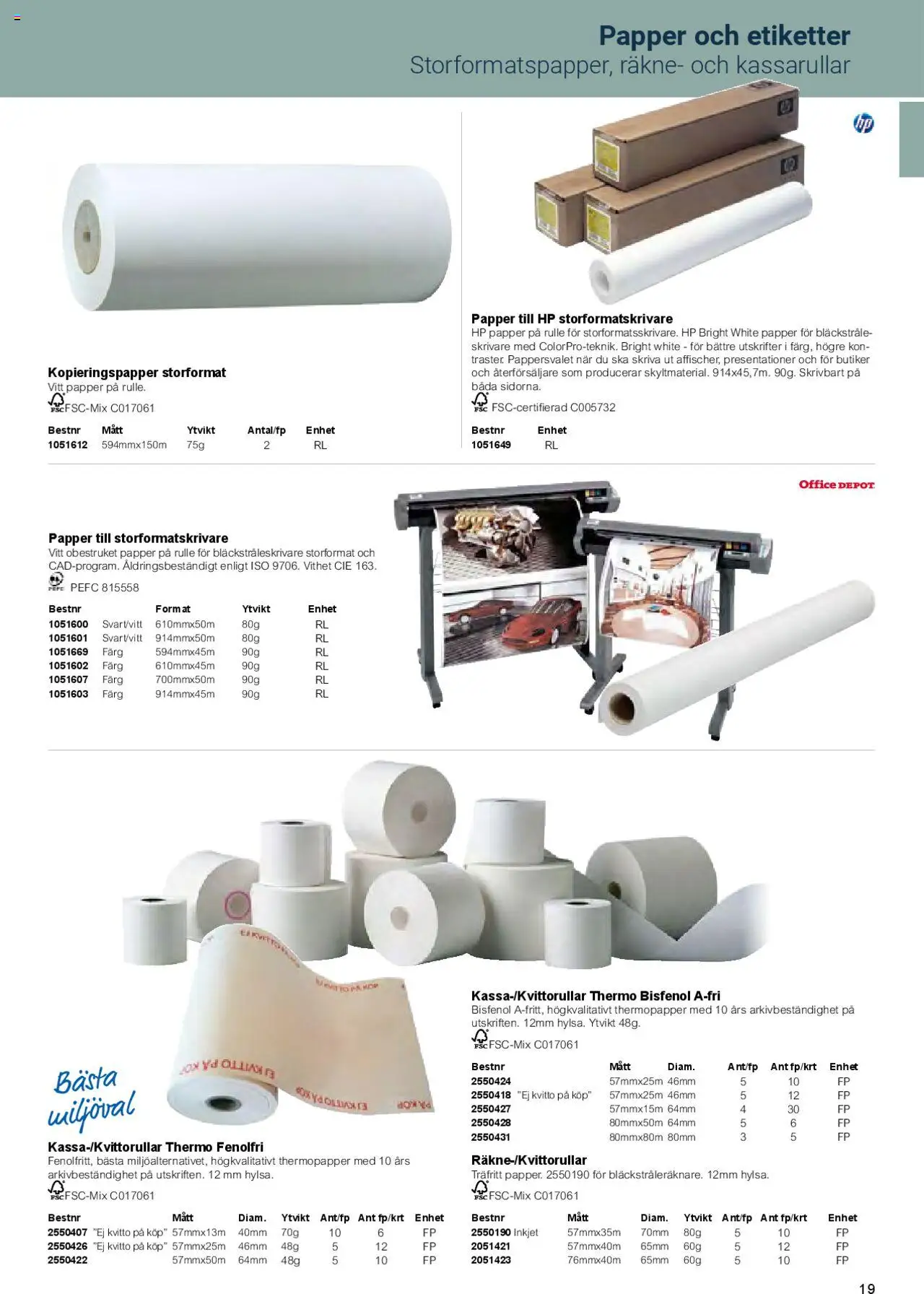 Office Depot reklamblad aktuell från 01.02.2025 | Sida: 21 | Produkter: Papper, Kopieringspapper, Skrivare