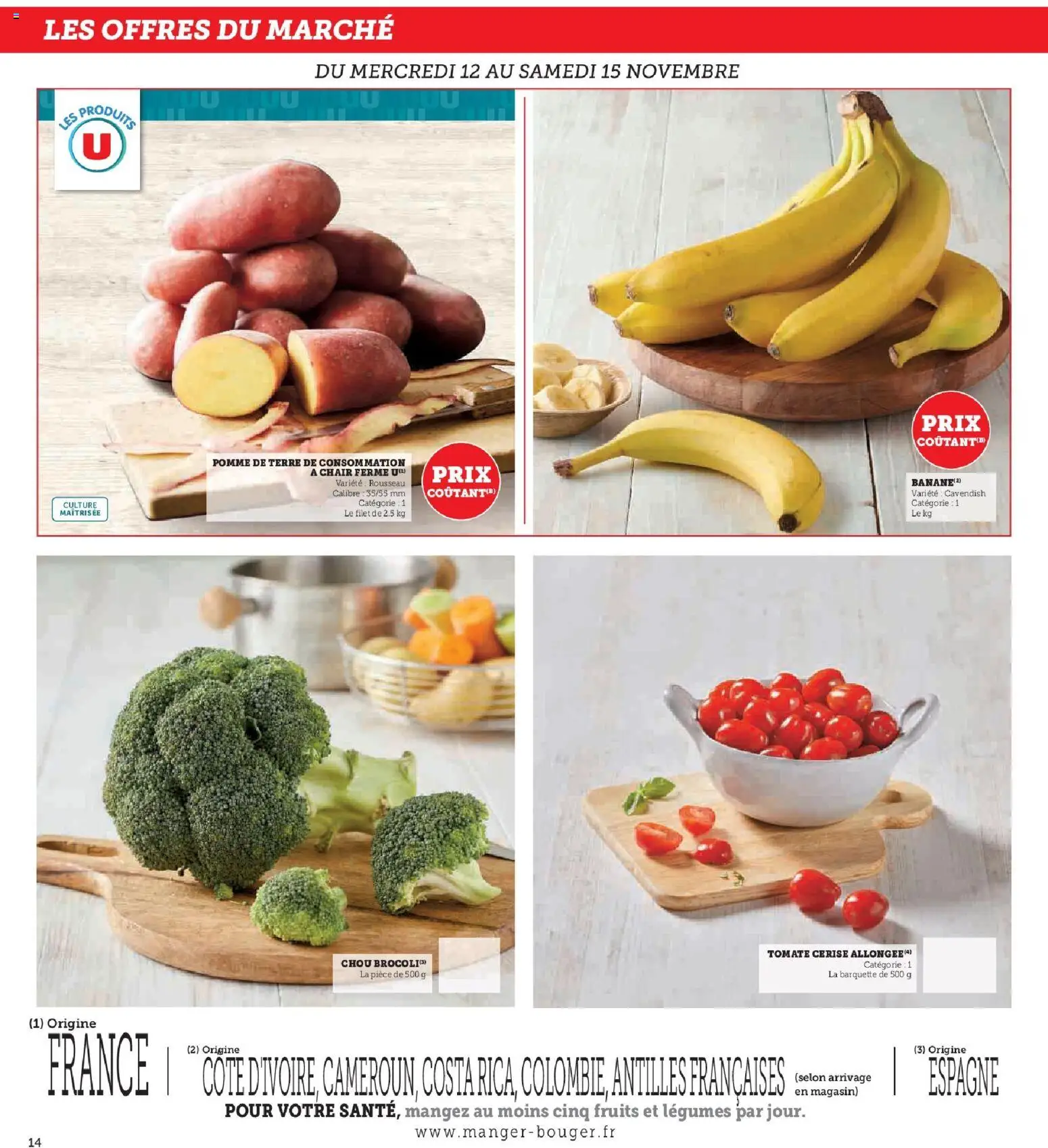 {H1} | Page: 14 | Produits: Pomme, Pomme de terre, Pomme de terre de consommation, Tomate cerise