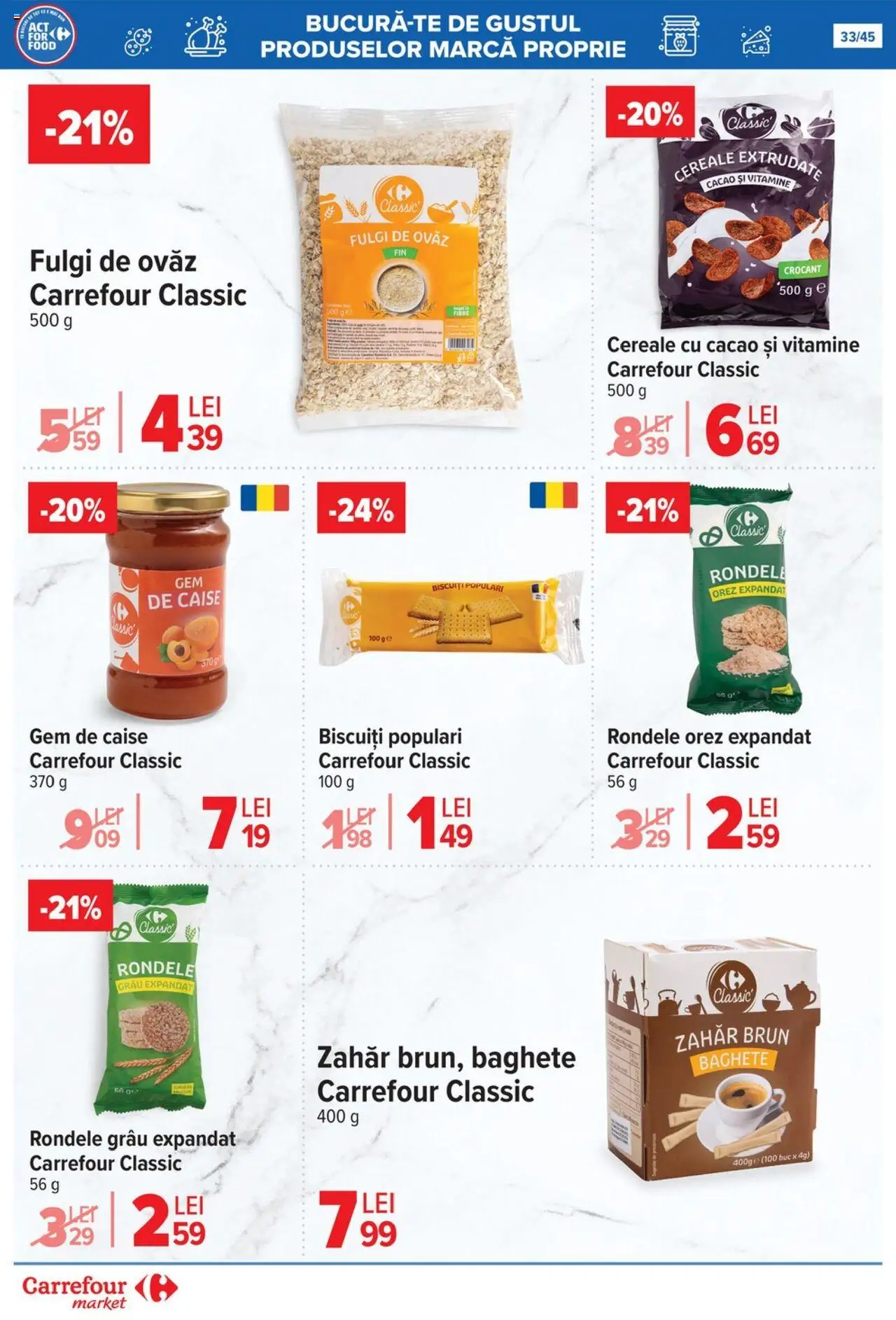 Noul catalog Carrefour – valabil de la 15.10.2025 | Pagină: 36 | Produse: Gem, Cereale, Cacao, Ahtapot