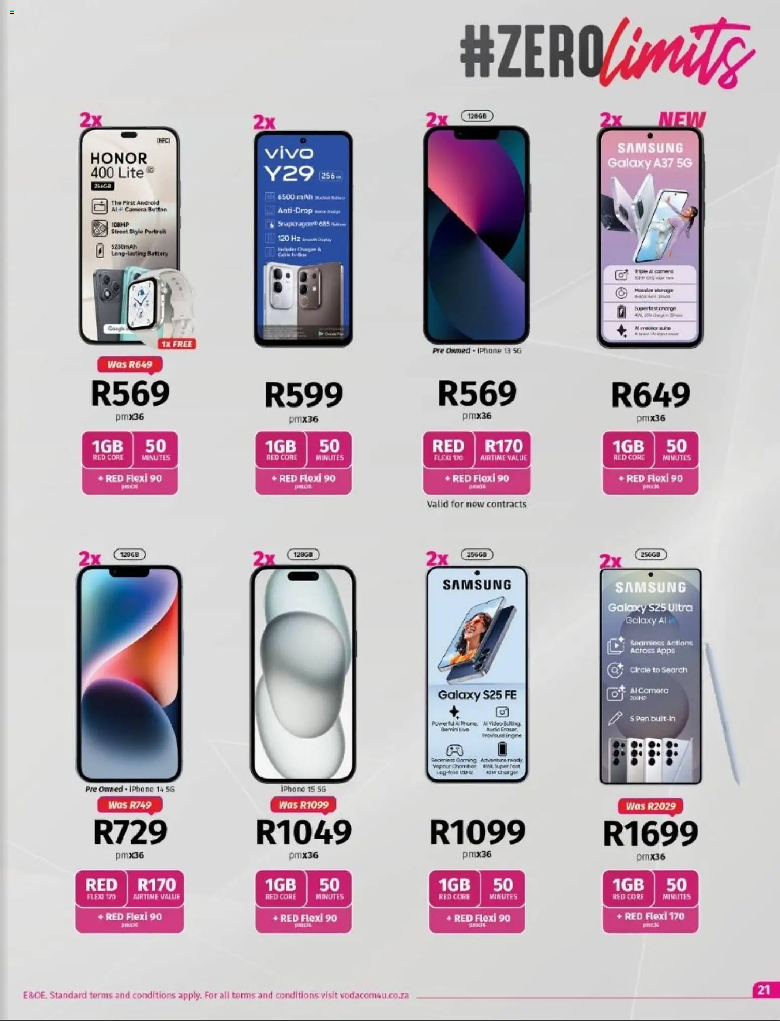 New Vodacom catalogue – valid from 02.04.2026 | Page: 21 | Products: Camera, Audio, Battery, Pen