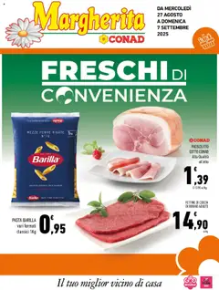 Anteprima del volantino Conad Margherita Sicilia catalogo valido a partire dal 27.08.2025
