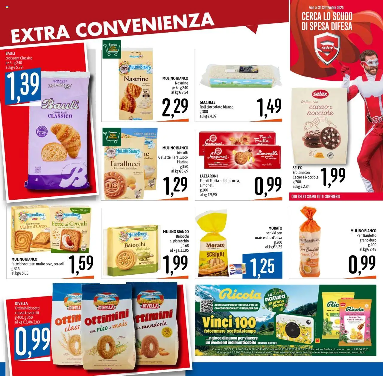 Volantino Emisfero del 25.09.2025 | Pagina: 4 | Prodotti: Cereali, Limone, Cacao, Miele