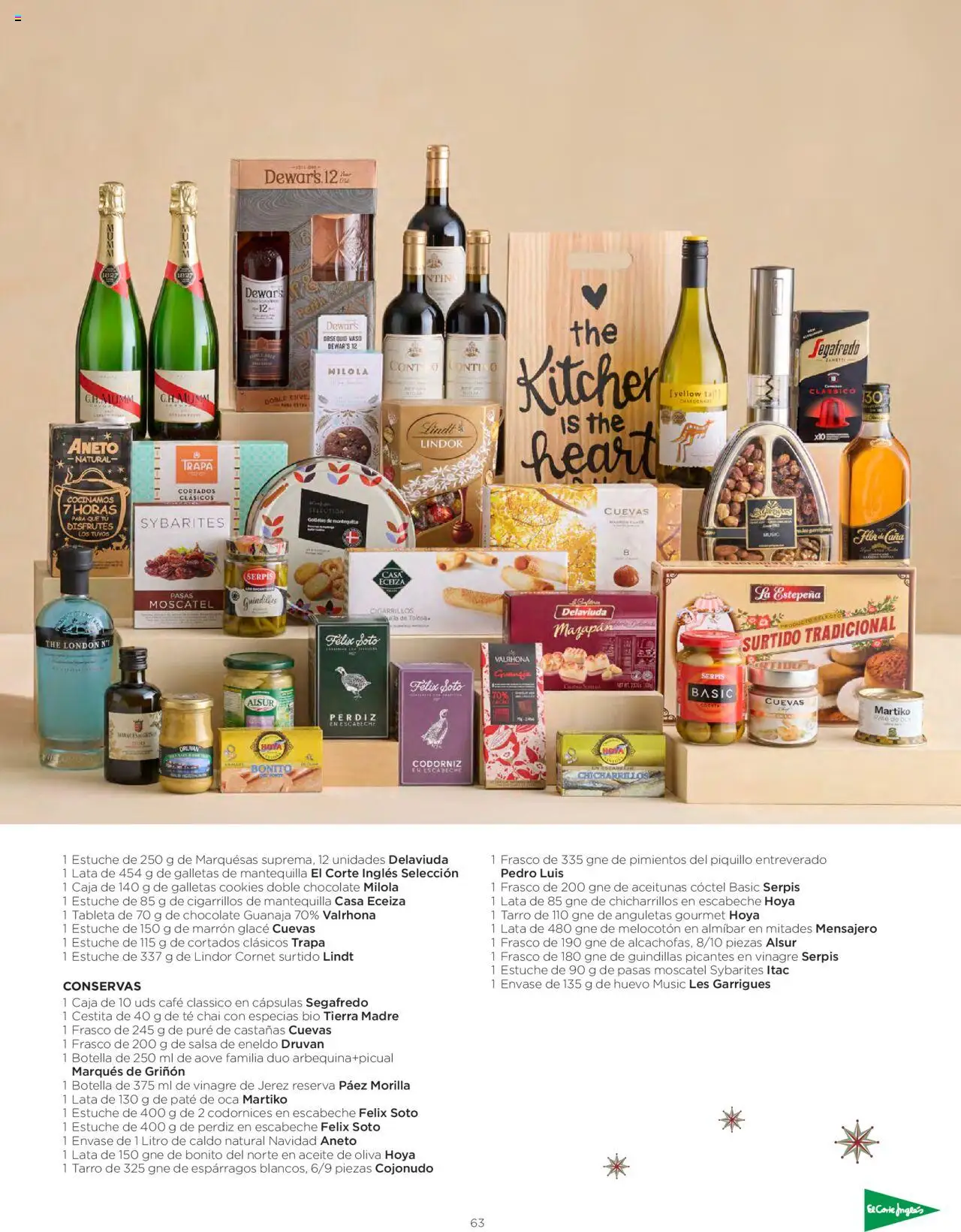 El Corte Inglés ofertas │ válido desde el 06.10.2025 | Página: 63 | Productos: Chocolate, Paté, Galletas, Caja