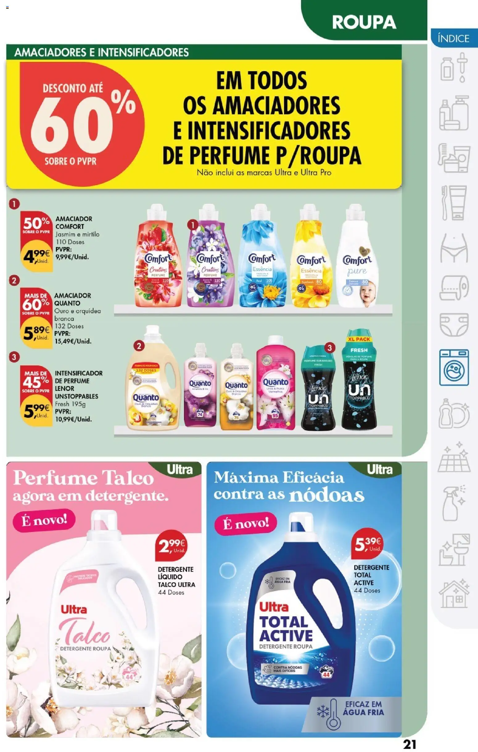 Pingo Doce - Cuidados Pessoais e para o Lar │ válido de 24.02.2026 | Página: 21 | Produtos: Agua, Perfume, Detergente