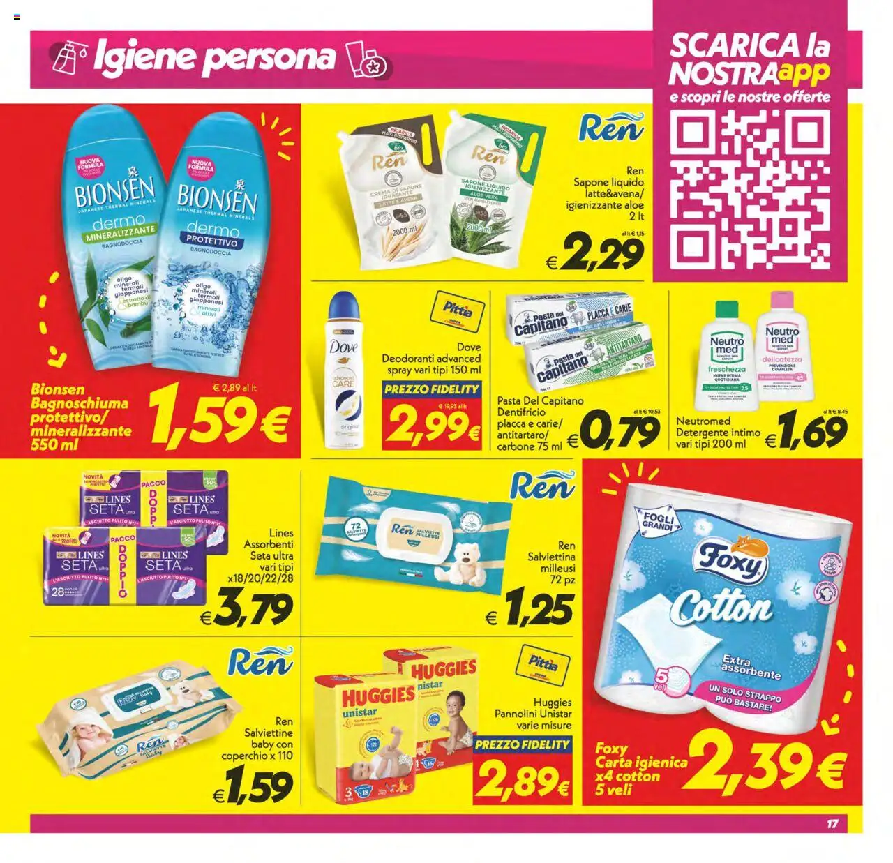 Volantino SuperConveniente del 13.06.2025 | Pagina: 17 | Prodotti: Sapone, Bagnoschiuma, Latte, Aloe vera