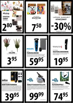 Tuuri-mainoslehti voimassa 29.10.2025 alkaen | Sivu: 13 | Tuotteet: Parranajokone, Kansi, Voi, Hengitysharjoituslaite