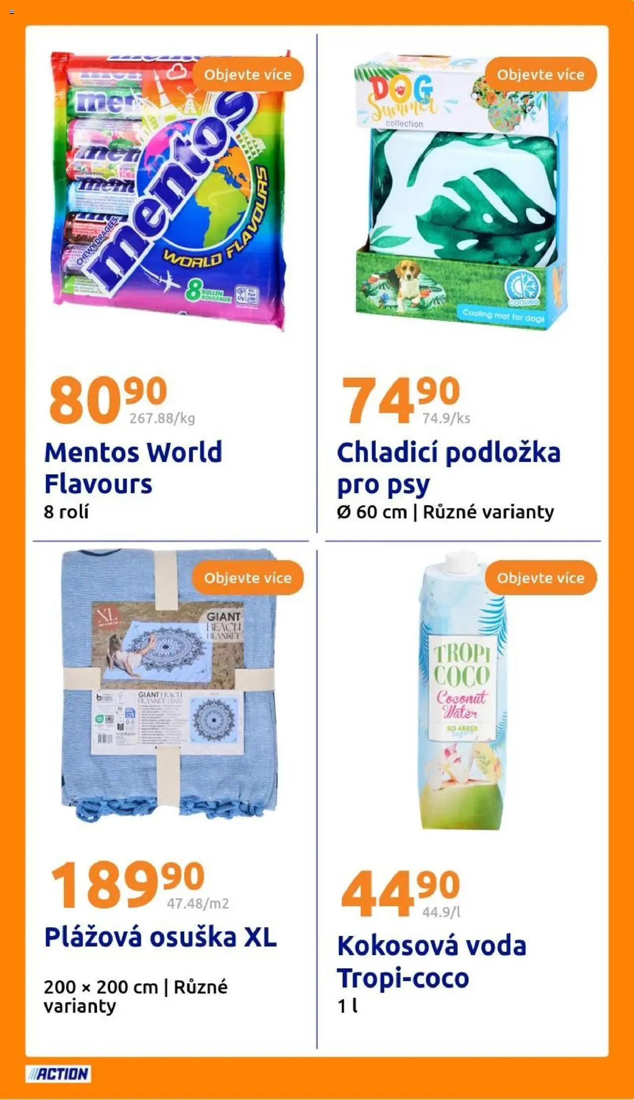 Action leták od 18.06.2025 | Strana: 23 | Produkty: Voda, Osuška, Plážová osuška, Kokosová voda
