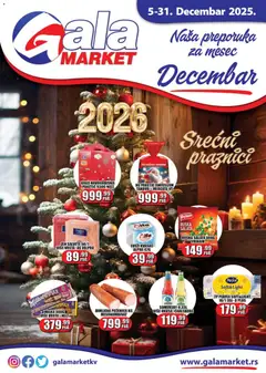 Gala MARKET katalog - pregled Gala MARKET kataloga - važi od 05.12.2025