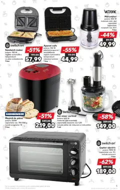 Ofertele Kaufland valabile de la 05.11.2025 | Pagină: 5 | Produse: Aparat vafe, Blender, Mixer, Pâine