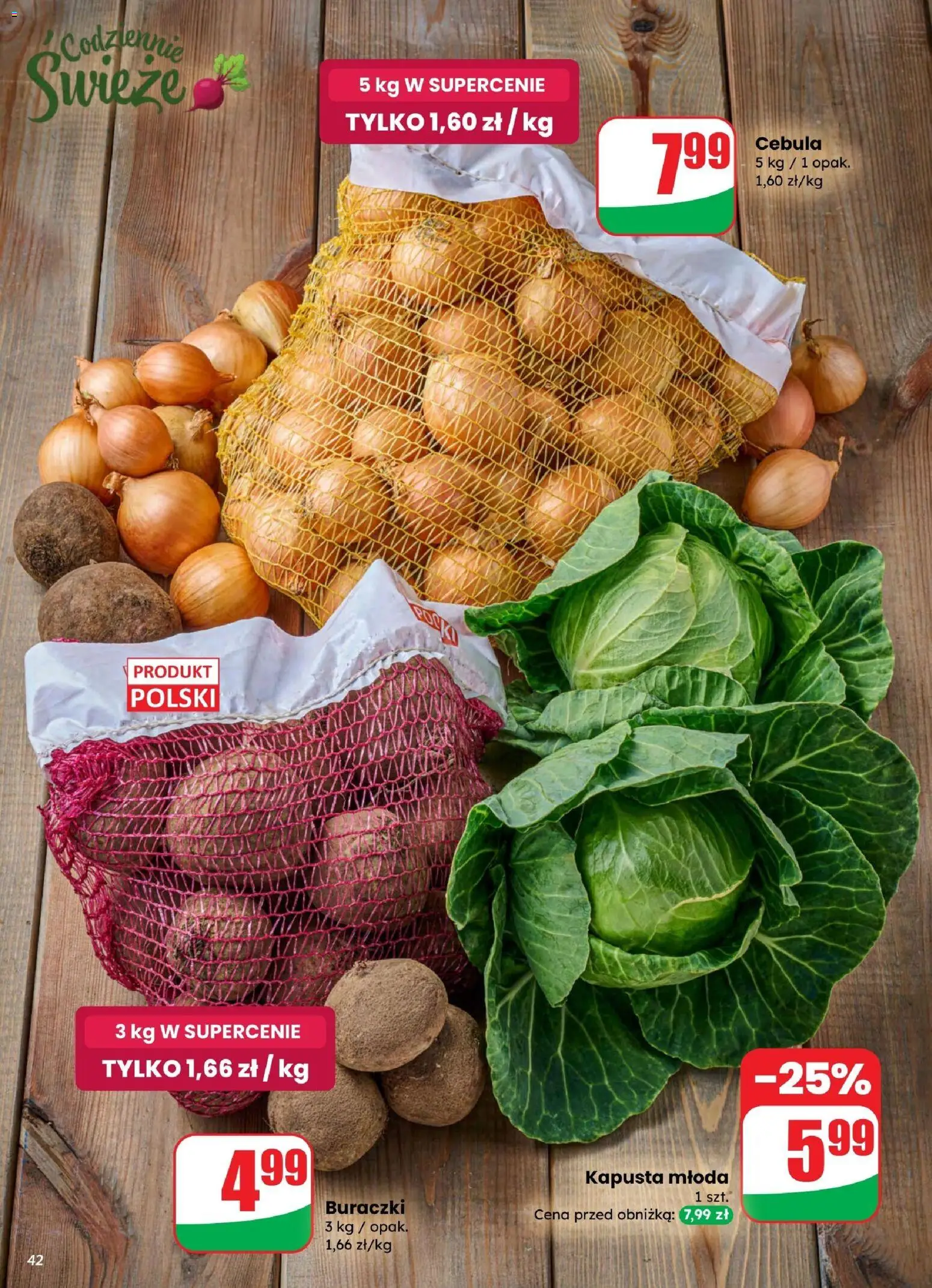 Dino gazetka od 25.03.2026 | Strona: 42 | Produkty: Kapusta