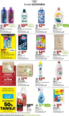 Drogerie Natura Gazetka od 03.09.2025 | Strona: 14 | Produkty: Kostki do wc, Cleaner, Magiczna gąbka, Detergent