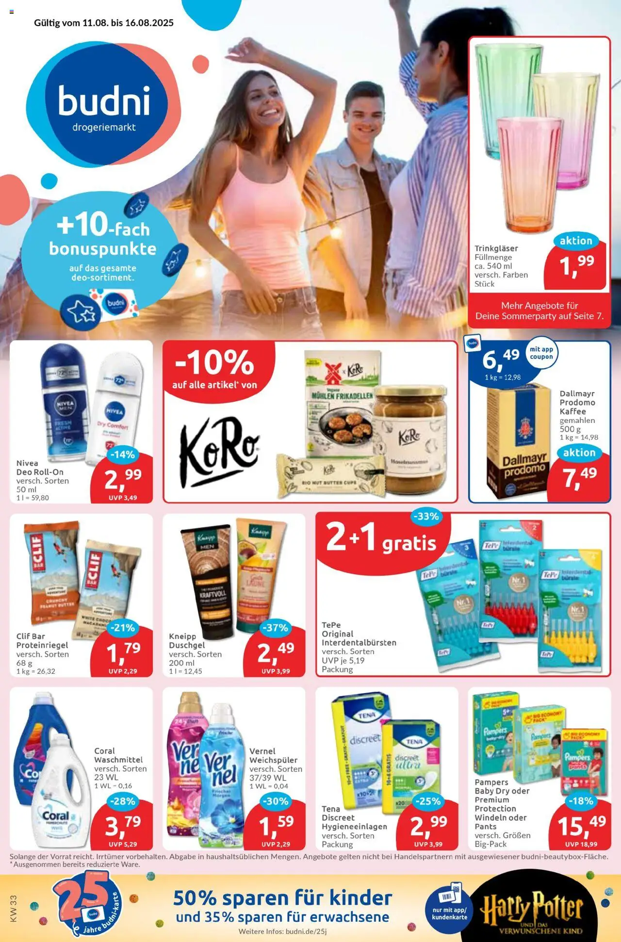Budni Prospekt 	 - gültig ab dem 11.08.2025 | Seite: 1