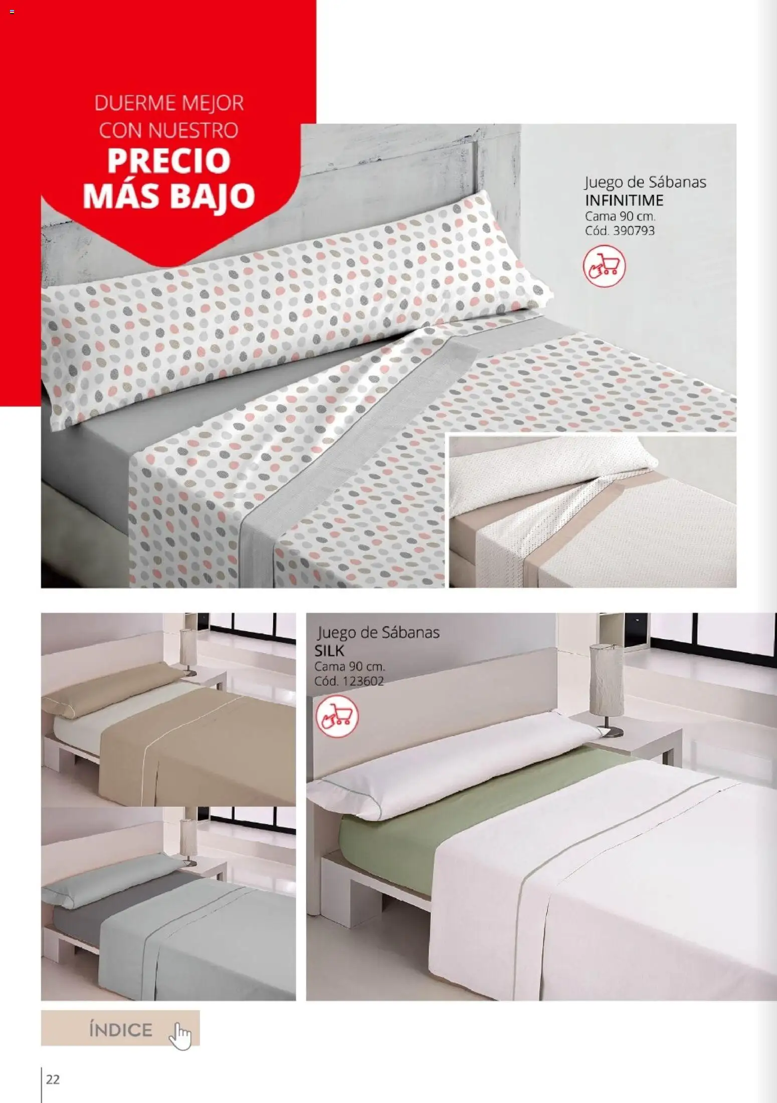 Conforama - Guía de textil 2026 │ válido desde el 05.02.2026 | Página: 22 | Productos: Juego de sábanas, Cama
