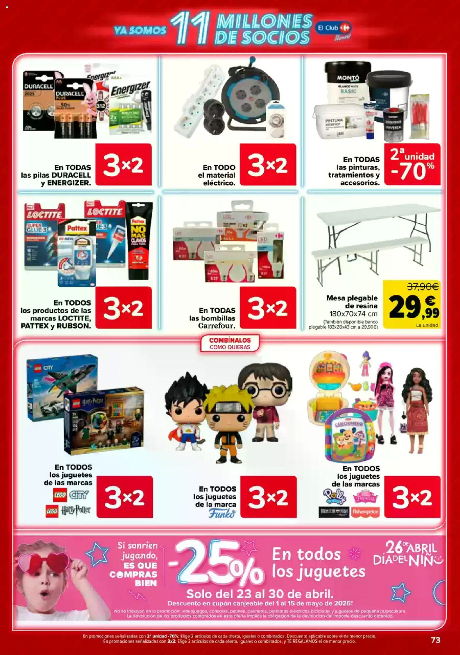 Carrefour folleto │ válido desde el 23.04.2026 | Página: 72 | Productos: Té, Juguetes, Mesa