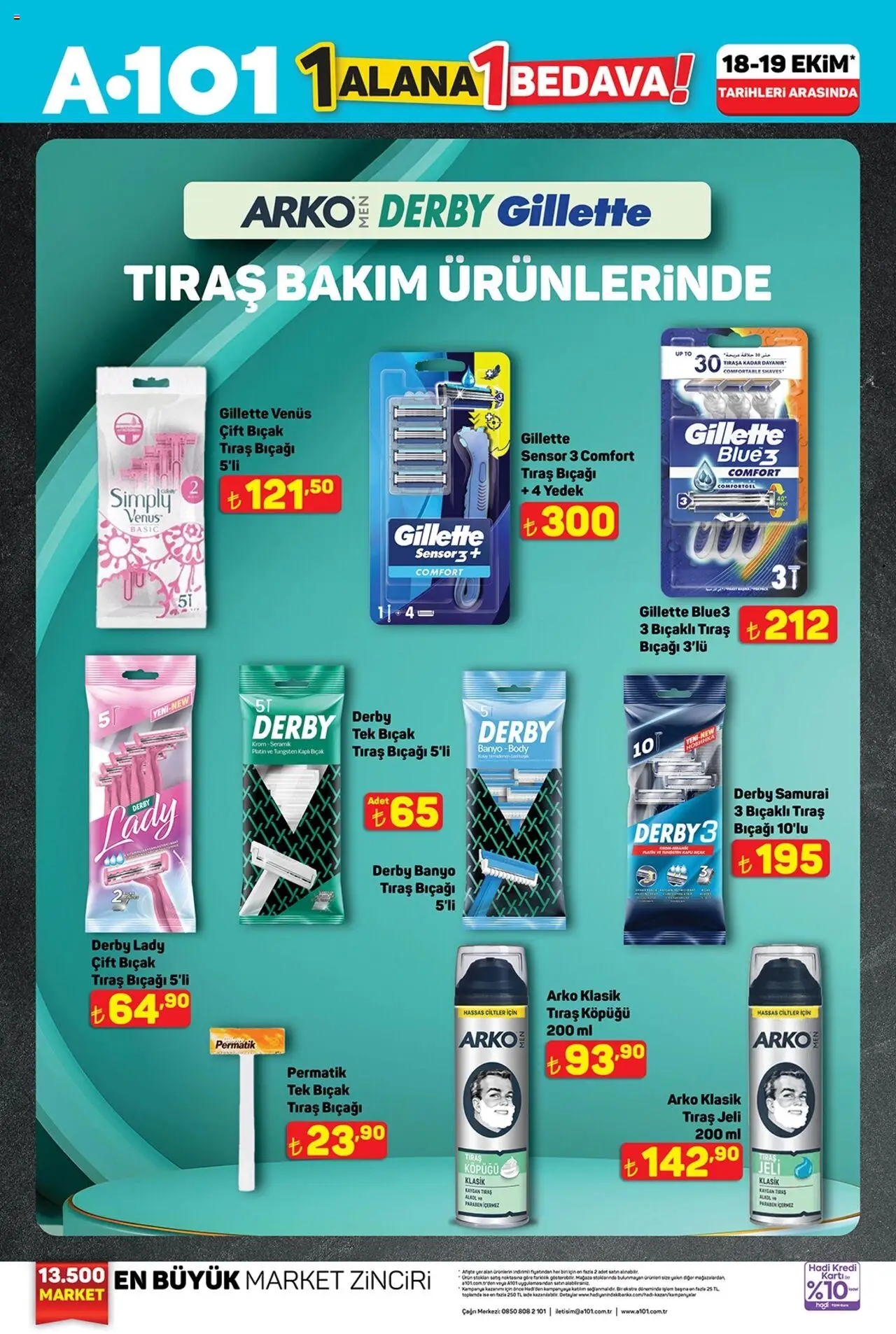 A101 Katalog - 18.10.2025 tarihinden itibaren geçerlidir | Sayfa: 5 | Ürünler: Banyo, Tıraş köpüğü