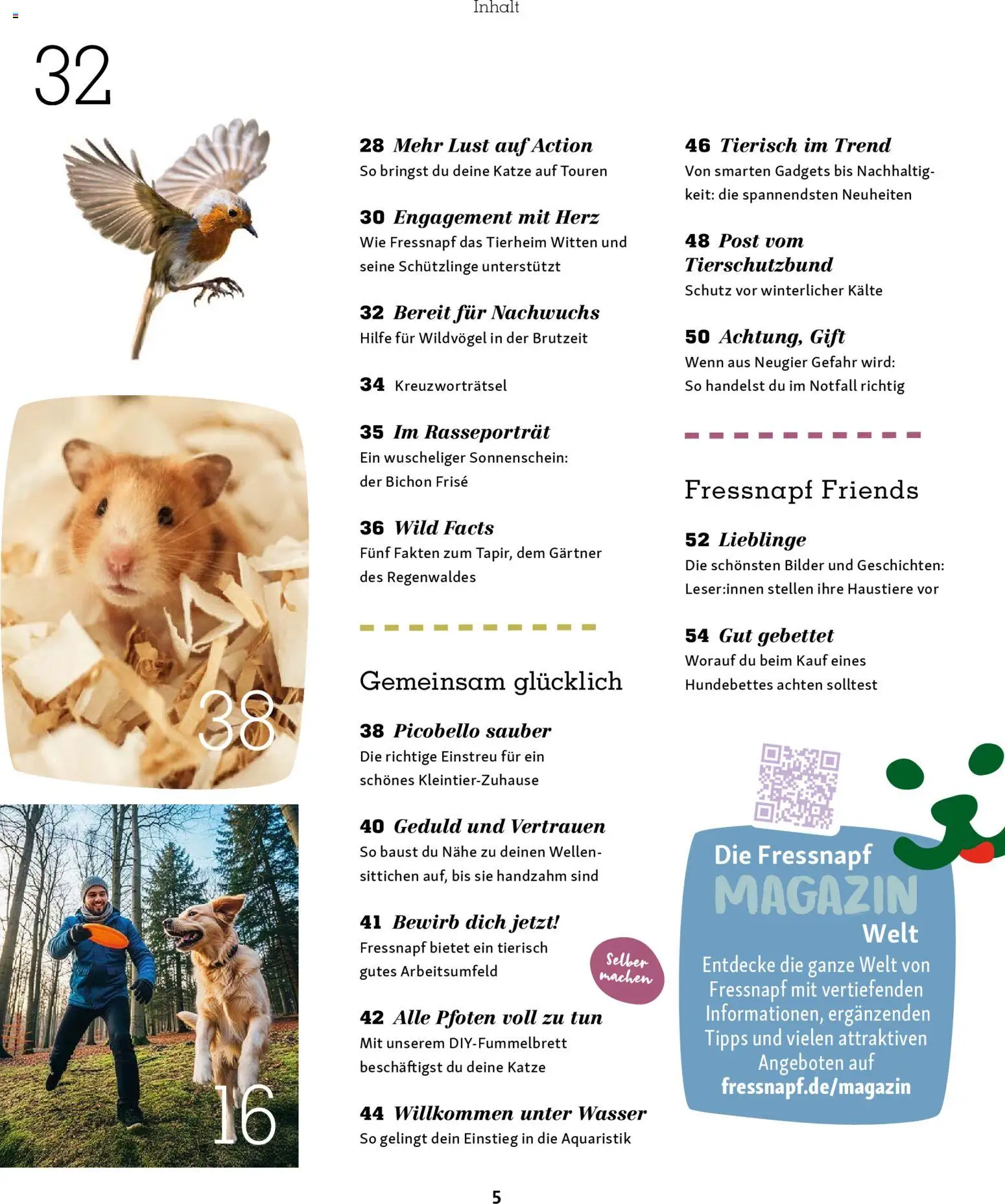 Fressnapf Friends Magazin – gültig ab 01.01.2026 | Seite: 5 | Produkte: Bilder, Wasser