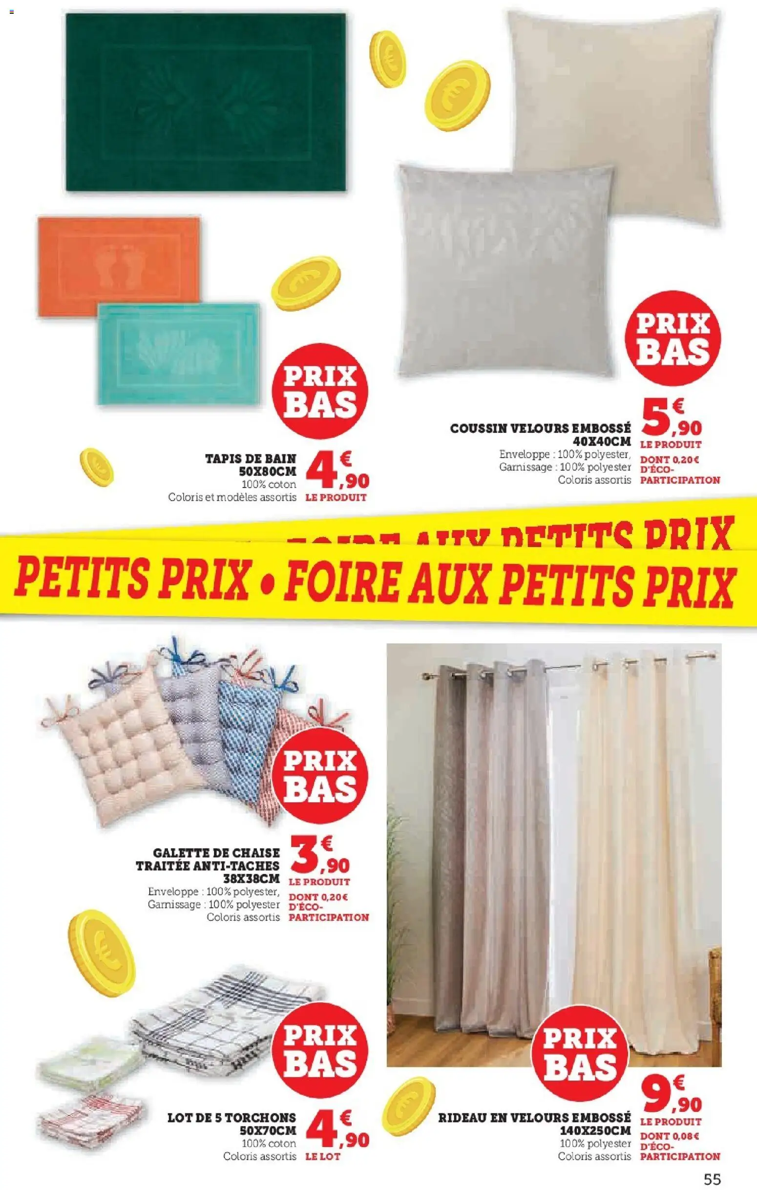 {H1} | Page: 55 | Produits: Tapis de bain, Chaise, Tapis, Rideau