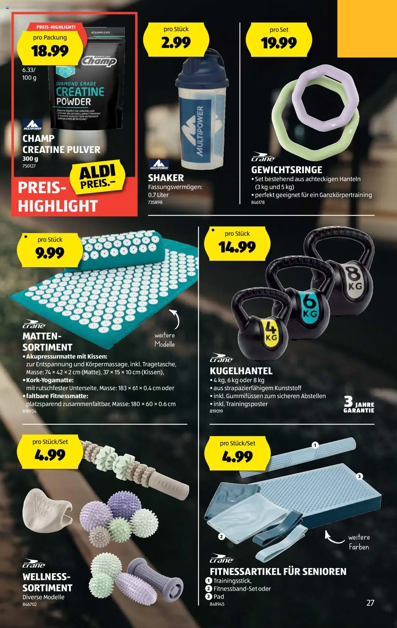 Aldi Aktionen ab 28.08.2025 | Seite: 27 | Produkte: Kissen, Pulver