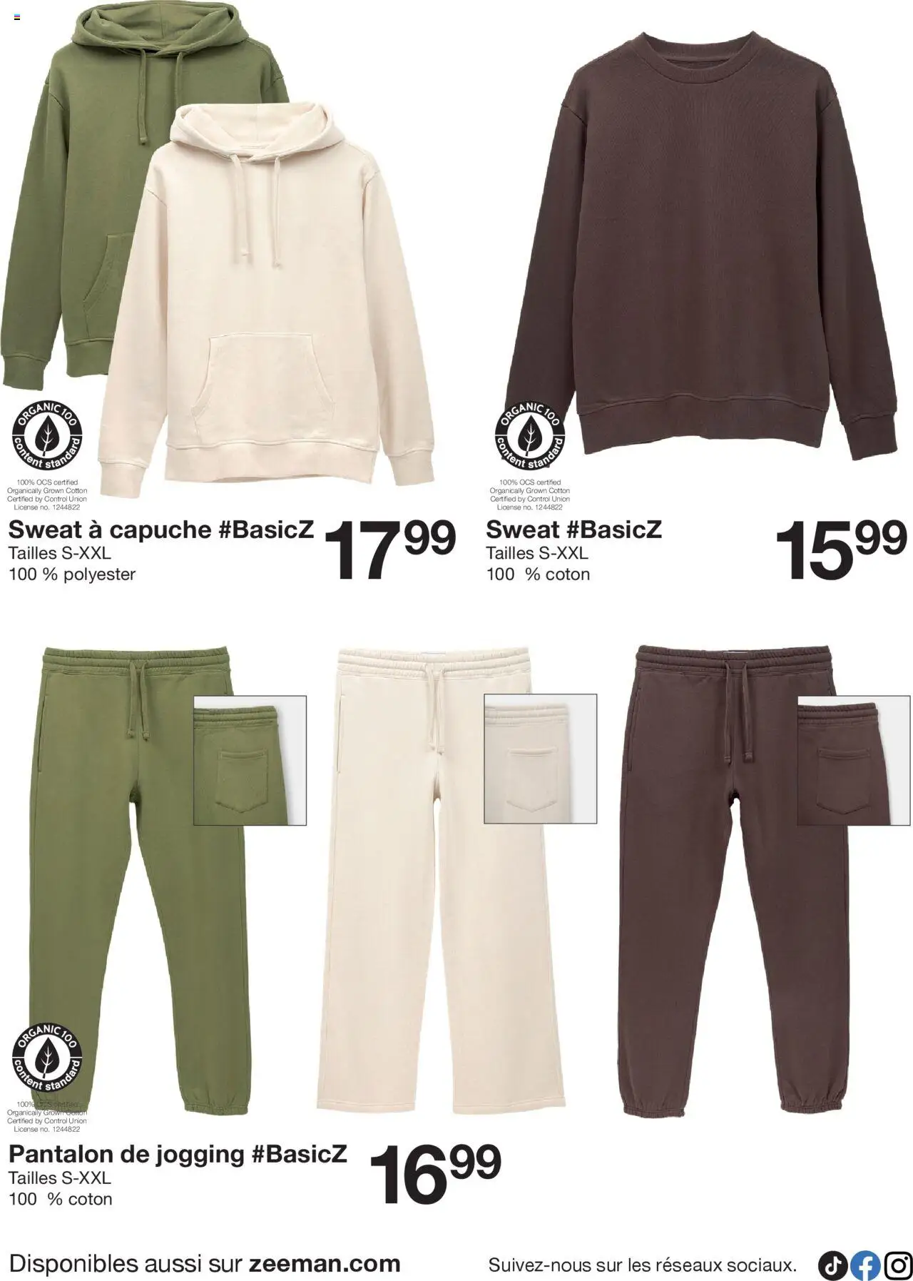 {H1} | Page: 16 | Produits: Coton, Sweat à capuche, Pantalon