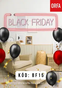 Náhled letáku ORFA nábytek Black Friday od 24.11.2025