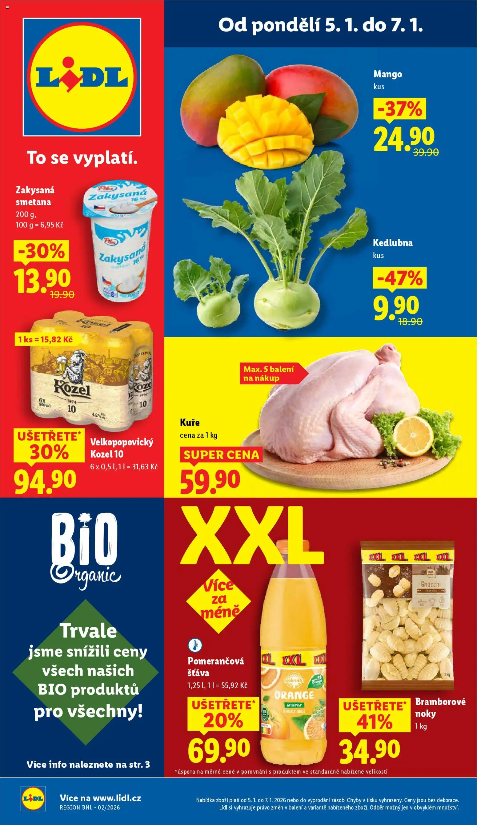 Lidl leták od 05.01.2026 | Strana: 1